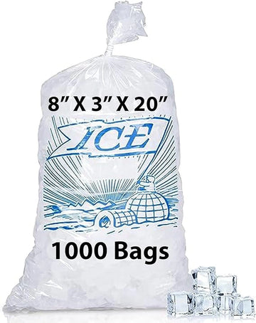 Ice bags Gusseted